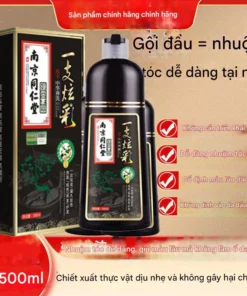 Dầu Gội Phủ Bạc Tóc, nhuộm đen tóc Bắc Kinh Đồng Nhân Đường, Tinh Chất Thảo Dược Thiên Nhiên 500ML 17 dongnhan7