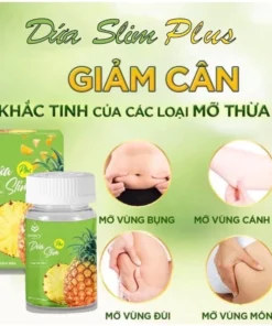 Alternative view of Giảm Cân Cực Mạnh Dứa Slim Plus Tặng Kèm khoá Cân Cho Người Lớn