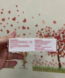 Alternative view of Viên nhét đít hậu môn Coquelusedal của Pháp giảm ho cho bé