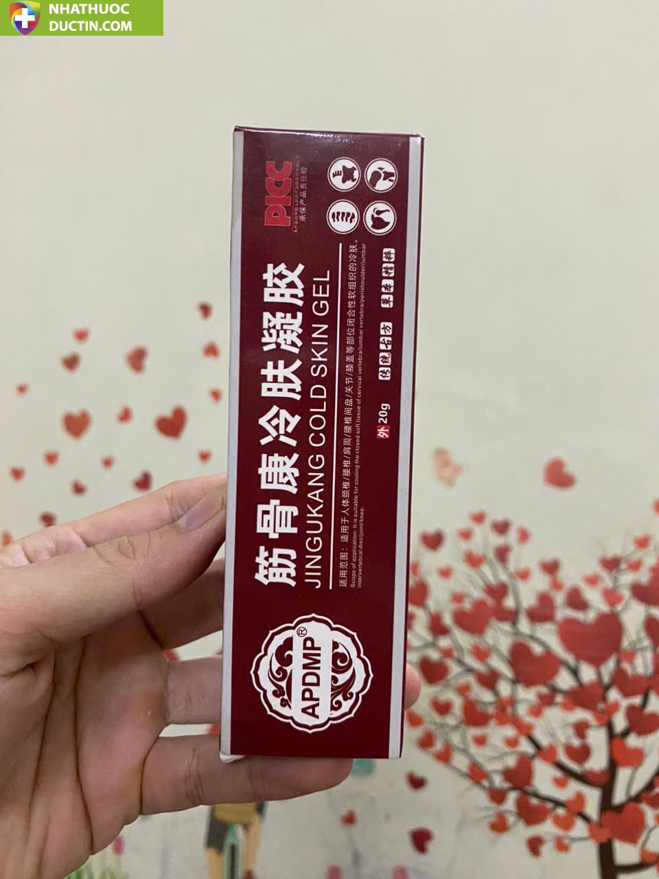 Gel nén lạnh Jingukang Làm dịu gân, chấn thương, cột sống, đau khớp và vùng vai 17 gellanh1