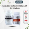 Combo Viên Uống Giảm Cân Max Diet Và Derma87 Cell Belly Genie GC Hàn Quốc, Giúp Đào Thải Mỡ Thừa Và Giảm Cân Hiêu Quả