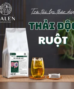 Trà thải độc ruột Calen Nature's Farm giảm tích tụ axti uric, ngăn ngừa gout và thông ruột nhuận tràng bịch 30 lọc