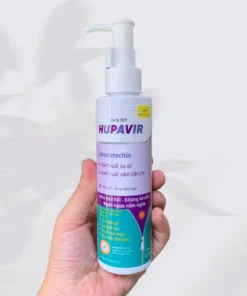 Dung dịch vệ sinh Hupavir Sinecatechin dưỡng ẩm làm sạch vùng kí.n 120ml 17 hupa8