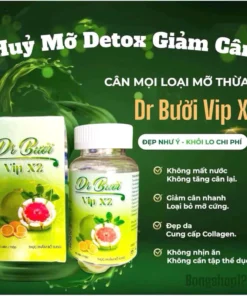 Huỷ Mỡ Giảm Cân Detox Dr Bưởi Vip X2 Lọ 60v Chính Hẵng