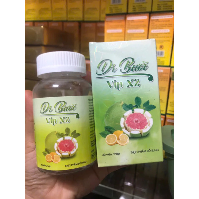 Huỷ Mỡ Giảm Cân Detox Dr Bưởi Vip X2 Lọ 60v Chính Hẵng 12 huymode2