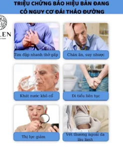 Alternative view of Trà hỗ trợ tiểu đường Calen Nature Farm ổn định đường huyết HbA1c và ngăn ngừa biến chứng tiểu đường