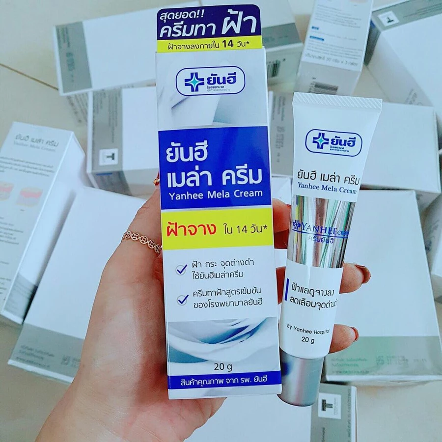 Kem nám tàn nhang Yanhee Mela Cream Thái Lan Trọng lượng 20g 2 kemnam1 2