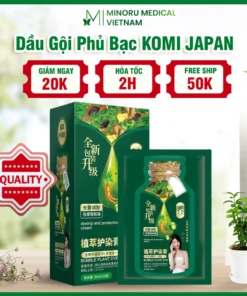 Dầu Gội Phủ Tóc Bạc KOMMI JAPAN Phủ Bạc - Dầu Gội KOMMI JAPAN Nhuộm Tóc Phủ Bạc, Dưỡng Tóc Óng Mượt 19 komijpan1