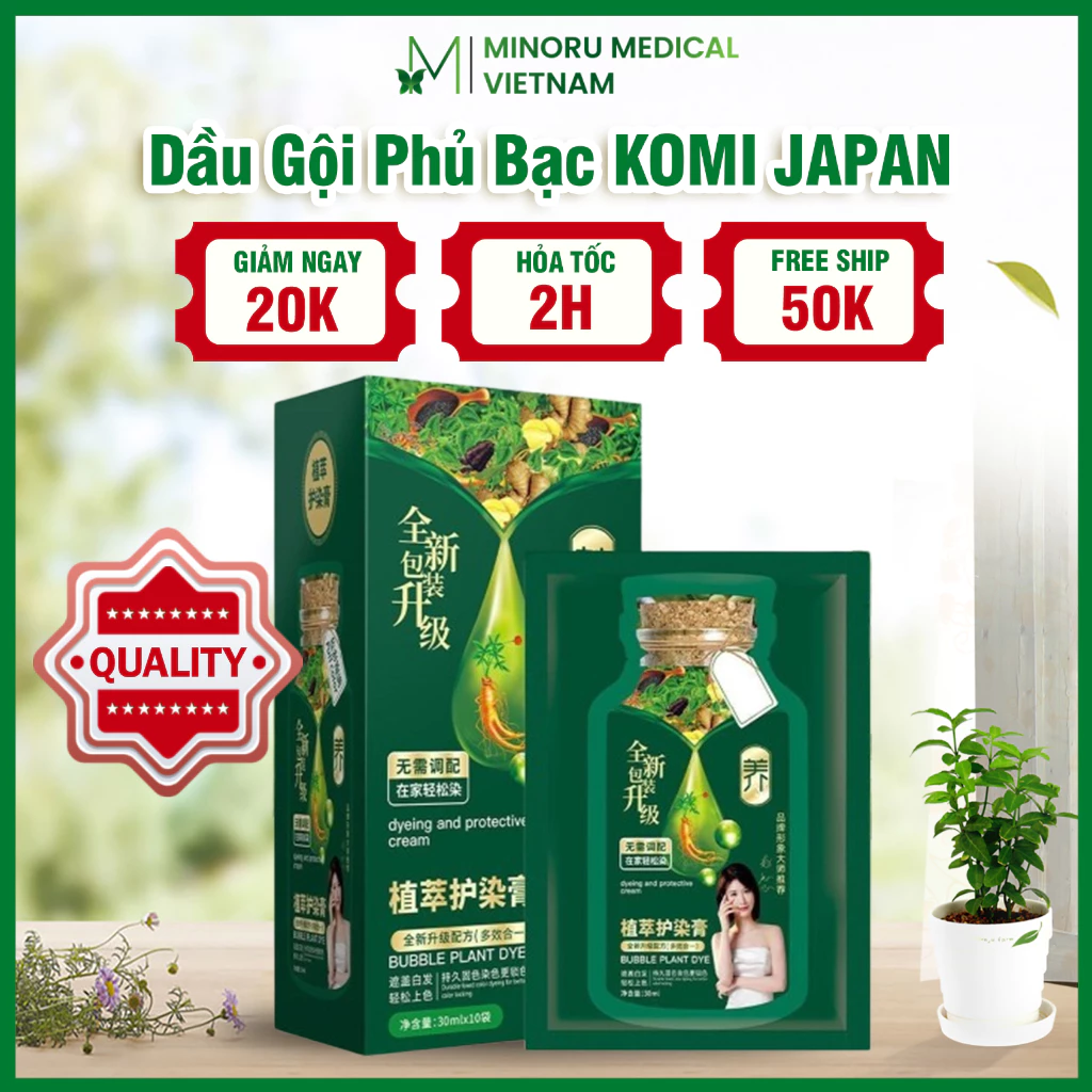 Dầu Gội Phủ Tóc Bạc KOMMI JAPAN Phủ Bạc - Dầu Gội KOMMI JAPAN Nhuộm Tóc Phủ Bạc, Dưỡng Tóc Óng Mượt 10 Dầu Gội Phủ Tóc Bạc KOMMI JAPAN Phủ Bạc - Dầu Gội KOMMI JAPAN Nhuộm Tóc Phủ Bạc, Dưỡng Tóc Óng Mượt - Ảnh 10