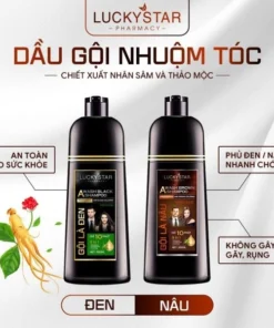 Alternative view of Dầu gội phủ bạc thảo dược Lucky Stars - gội là đen 250ml, chiết xuất thảo dược, phủ bạc nhanh chóng tại nhà