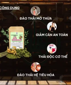 Trà giảm cân lá nam 10 vị -Bội Lan Đường- thải mỡ hủy mỡ nội tạng, giảm cân an toàn - bịch 50 lọc 8 lanm3 2