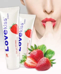 Alternative view of Gel Bôi Trơn LoveKiss Vị Dâu Tây 100ml Gel Massage Trong Suốt Đậm Đặc Gốc Nước
