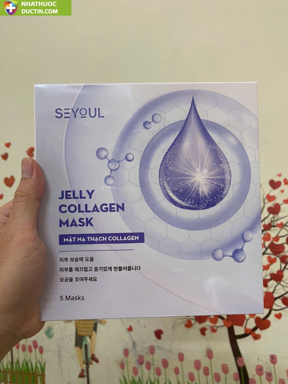 Mặt nạ thạch Collagen Seyoul Hàn Quốc, Jelly Collagen Mask Dưỡng Trắng Cấp ẩm Da Căng Bóng Mịn Màng Chính Hãng 20 matna2