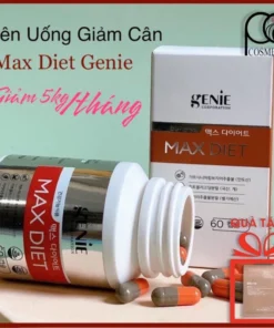 Alternative view of [Chính hãng ]Viên giảm cân Max diet Genie Hàn Quốc - giảm cân nhanh,hộp 60 viên cho cơ địa chai lỳ, khó giảm
