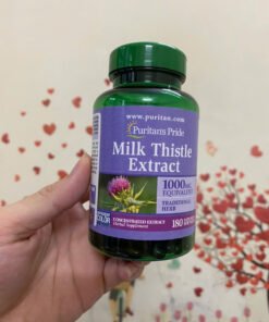 Alternative view of Viên uống Milk Thistle Milk Thistle Extract 1000mg 180 viên Puritan's Pride hỗ trợ tăng cường chức năng gan, bảo vệ gan