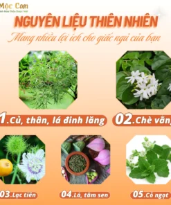 Alternative view of Trà Đinh Lăng Mộc Can hỗ trợ giấc ngủ ngon sâu giấc, hộp 25 gói