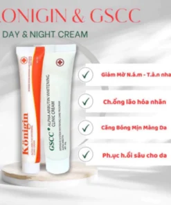 Bộ kem mờ nám KONIGIN & GSCC của Đức Tuýp 30g Combo kem xóa nám tàn nhang G.S.C.C & Konigin Đức, giúp xóa nám tàn nhang