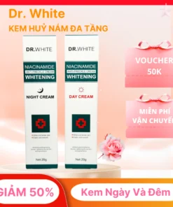 Liệu Trình Hủy Nám, Tàn Nhang Đa Tầng DR. WHITE Ngày và Đêm. Kem Dưỡng Ẩm, Phục Hồi Da, Mờ Đồi Mồi