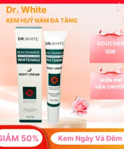 Liệu Trình Hủy Nám, Tàn Nhang Đa Tầng DR. WHITE Ngày và Đêm. Kem Dưỡng Ẩm, Phục Hồi Da, Mờ Đồi Mồi 14 namboi7