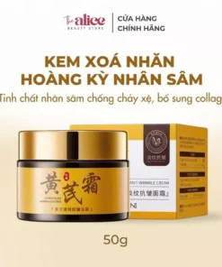 Kem Dưỡng Da Xoá Nhăn Hoàng Kỳ Nhân Sâm HUANGQIO Giúp Trẻ Hoá Da, Mờ Nám, Tàn Nhang, Chống Chảy Xệ