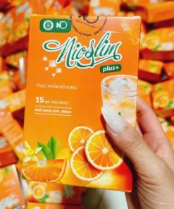 Siro Giảm Cân Nio Slim Plus+ Chính Hãng Vị Cam Thơm Ngon giảm cân sau sinh an toàn hiệu quả có tặng kèm detox rau củ 11 nioslim1 1