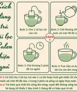 Trà An Thần, Ngủ Ngon cải thiện chứng mất ngủ, khó ngủ, ngủ không sâu giấc Calen Herbal Tea 16 nthan3