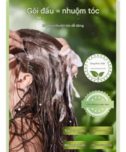 Alternative view of Hộp 10 Gói Dầu Gội Phủ Tóc Bạc Phủ Bạc - Dầu Gội Nhuộm Tóc Phủ Bạc, Dưỡng Tóc Óng Mượt