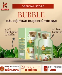 Alternative view of [CHÍNH HÃNG] Dầu Gội Phủ Bạc BUBBLE - Dầu Gội Nhuộm Tóc BUBBLE Chiết Xuất Thảo Dược Giúp Đen Tóc, Bóng Mượt