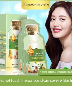 [CHÍNH HÃNG] Dầu Gội Phủ Bạc BUBBLE - Dầu Gội Nhuộm Tóc BUBBLE Chiết Xuất Thảo Dược Giúp Đen Tóc, Bóng Mượt