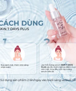 Serum giảm mụn thâm Seimy - Skin 7 Days Plus - 10ml 14 semi5