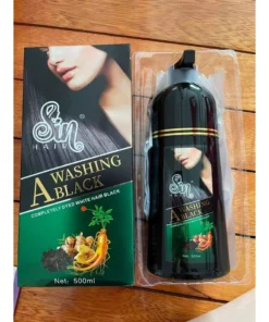 Dầu Gội Phủ Bạc SIN HAIR Nhật Bản 500ML - Thảo Dược Nhuộm Đen Tóc Nâu Tóc Nhân Sâm Nhật Bản 15 shinha9