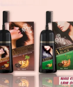 Dầu Gội Phủ Bạc SIN HAIR Nhật Bản 500ML - Thảo Dược Nhuộm Đen Tóc Nâu Tóc Nhân Sâm Nhật Bản 19 sinharr2