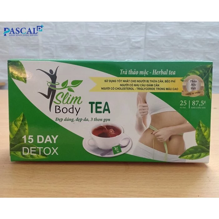 Giảm cân SLIM BODY TEA Hộp 25 Gói Chính Hãng ✔️️️ Trà giảm cân cấp tốc giảm mỡ bụng giảm béo hiệu quả đốt cháy mỡ thừa 9 slim3