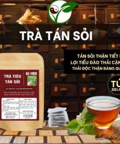 Trà Tán Sỏi Thảo Mộc Xanh - Giúp Đào Thải Cặn Sỏi, Tan Sỏi Thận, Sỏi Tiết Niệu, Hạn Chế Nguy Cơ Tạo Sỏi - Bịch 30 lọc