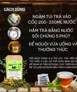 Alternative view of Trà Thải Độc Ruột Nature Tea Bội Lan Đường,Sạch Đường Ruột, Giảm Táo Bón,Hỗ Trợ Tiêu Hóa,Bịch 50 lọc