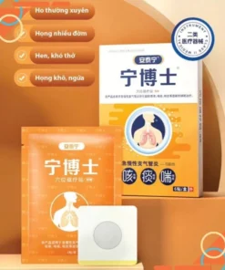 Alternative view of Hộp 6 Miếng Dán Ho Khan, Ho Gió, Có Đờm, Hen Suyễn, Thở Khò Khè, Thành phần cao thảo dược gia truyền