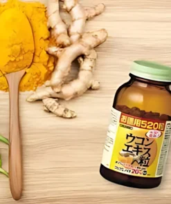 Alternative view of Viên uống tinh bột nghệ mùa thu Orihiro hỗ trợ bảo vệ gan, giảm mỡ máu 520 viên