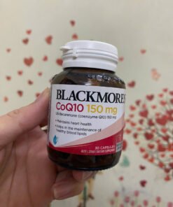 Viên uống Blackmores CoQ10 150mg hỗ trợ chống oxy hóa và duy trì sức khỏe tim (30 viên)