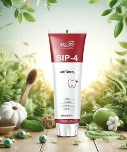 SIP-4 kem đánh răng hơi thở thơm mát làm trắng và sạch răng loại bỏ vết ố trên răng, phù hợp cho cả gia đình