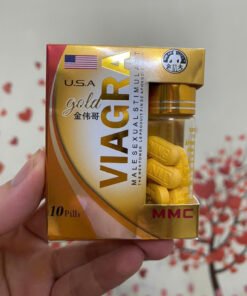 Viên cường dương Viagra Gold (Hộp 1 chai 10 viên)