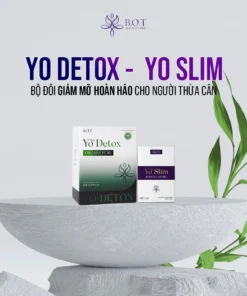 Giảm Cân Yo Slim Yodetox Chính Hãng B.O.T Yoslim Yo Detox Giúp Đào Thải Mỡ Hiệu Quả Hộp 30 Viên