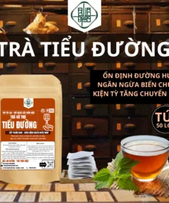 Trà Tiểu Đường Bội Lan Đường-Hạ Đường Huyết,Mỡ Máu,Ổn Định Chỉ Số,Ngăn Ngừa Biến Chứng túi 50 gói lọc