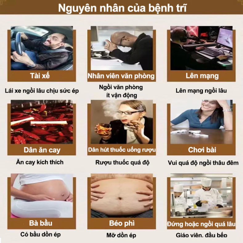 Kem bôi trĩ gel bôi trĩ Loại bỏ Trĩ hỗn hợp trĩ nội trĩ ngoại ngứa Đại tiện ra máu nứt hậu môn Giảm sưng 20g 23 boitri2