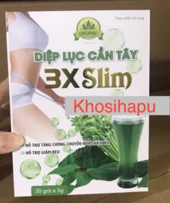 Alternative view of Bột diệp lục cần tây Slim3x hỗ trợ giảm cân và đẹp da giảm béo vóc dáng như ý đào thải độc tố hiệu quả