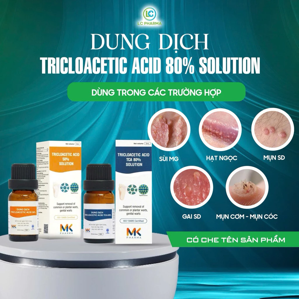 Dung dịch chấm sùi mào gà TCA DABAVI, Hỗ trợ các vấn đề hạt ngọc, sùi mào gà, mụn cóc, gai SD...10ml 9 chamsui3