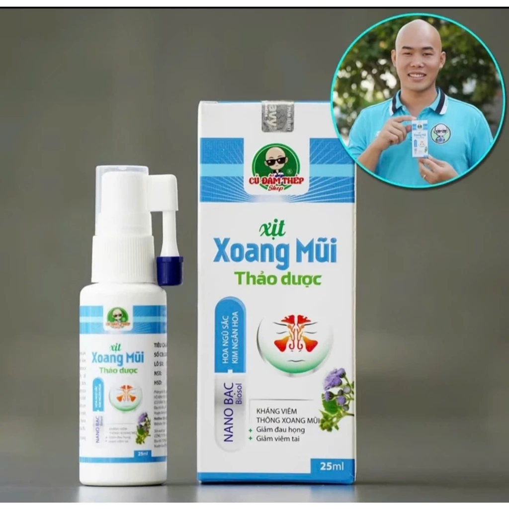 Xịt Xoang Mũi Thảo Dược Cú Đấm Thép 25ML PHIÊN BẢN MỚI 11 cudam1