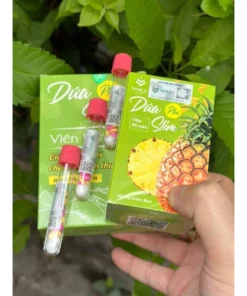 Alternative view of DỨA SLIM PLUS giảm cân nhanh nhanh , mạnh cho cơ địa khó. Hộp 30 viên kèm khoá cân