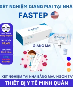 Bộ test xét nghiệm nhanh HIV,GIANG MAI tại nhà - Chính hãng Fastep từ USA