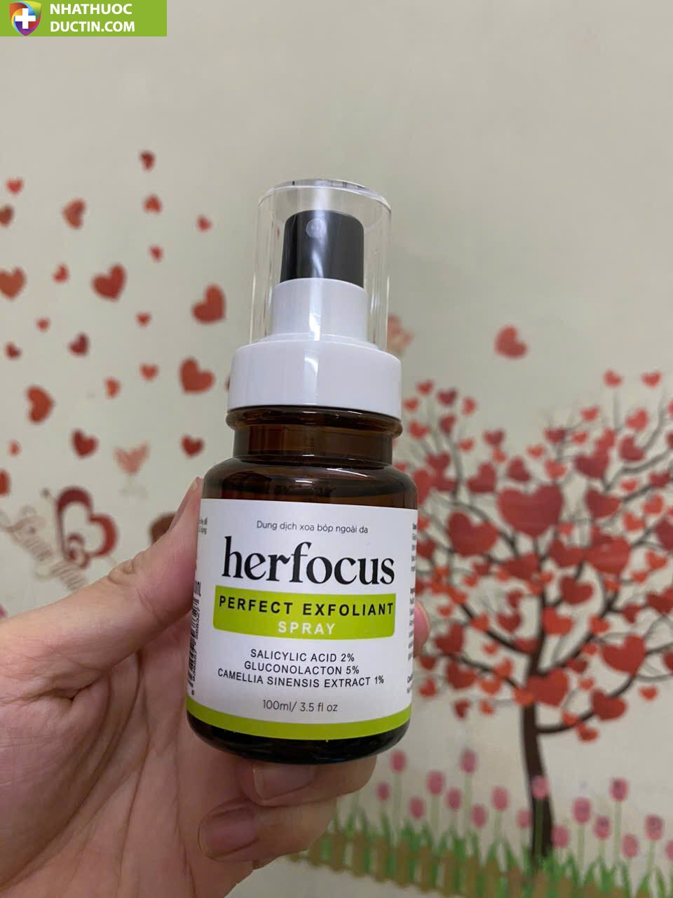 Xịt Viêm Nang Lông HERFOCUS PERFECT EXFOLIANT 2% BHA 100ML 21 herfocus1
