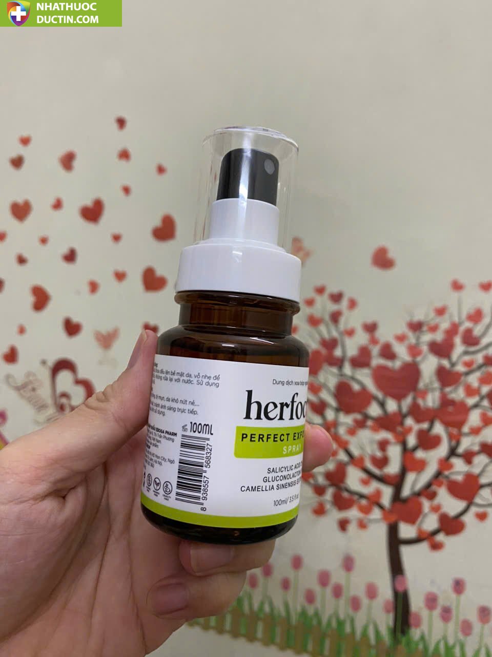 Xịt Viêm Nang Lông HERFOCUS PERFECT EXFOLIANT 2% BHA 100ML 20 herfocus2